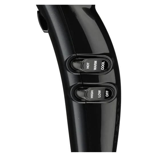 InfinitiPRO by Conair Diamond Brilliance 1875 Watt Diamond-Infused Ceramic Dryer - Creates even heat that dries hair gently and reduces damage while providing added shine - C-580R Elegant AccScents