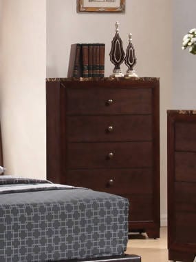 Conner 5-Drawer Rectangular Chest Cappuccino - 200425 Pie's Variety Store
