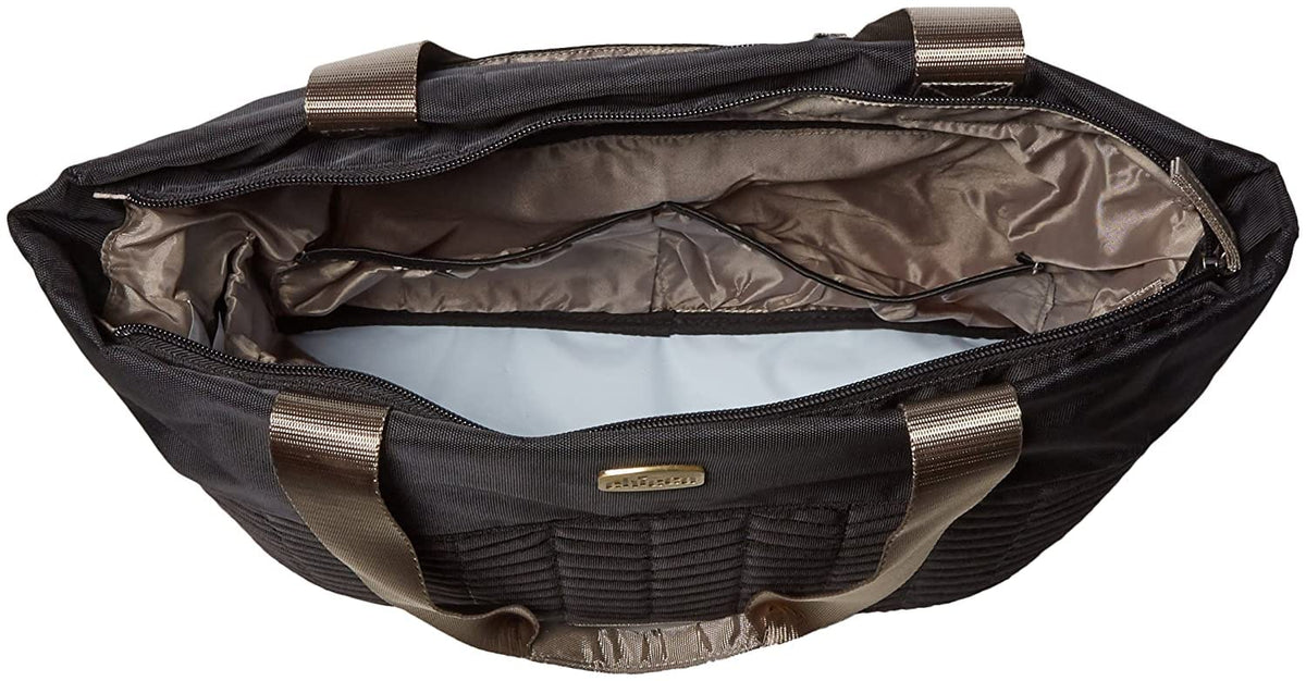 CHICCO Diaper Bag Chevron Black: Thermal zippered bottle pocket with high-density thermal insulation and thermoflect radiant barrier - 06079396950070 ebuystt