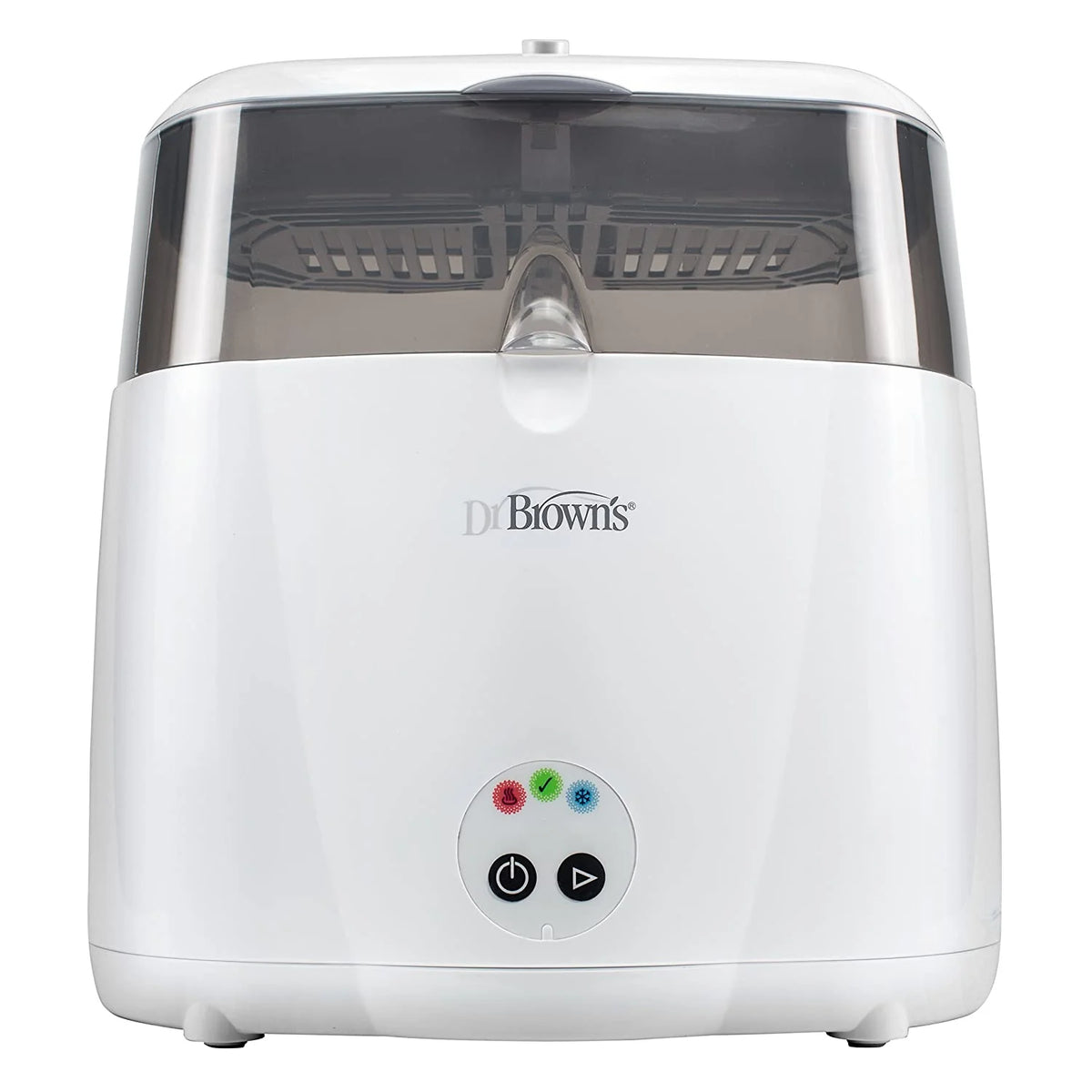 Dr Browns Natural Flow Deluxe Bottle Sterilizer: Built-in accessory tray holds the parts