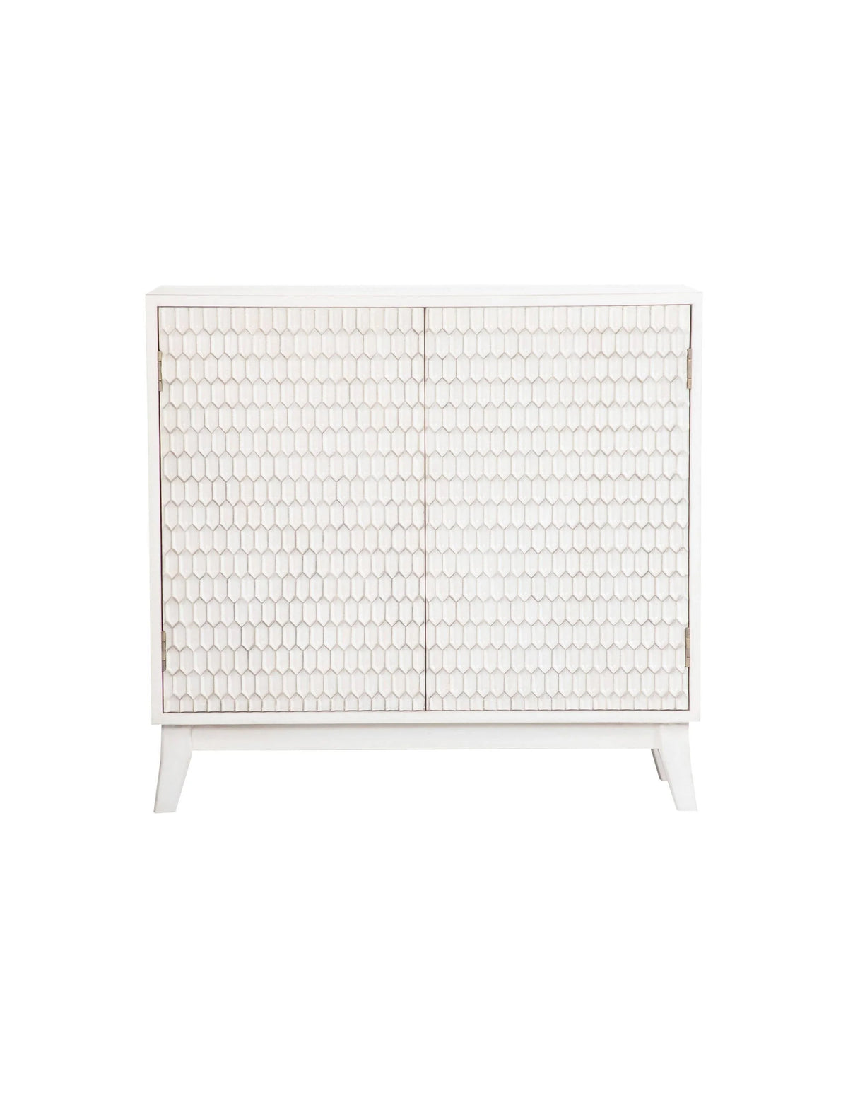 Rectangular 2-Door Accent Cabinet White - 953401 Pie's Variety Store