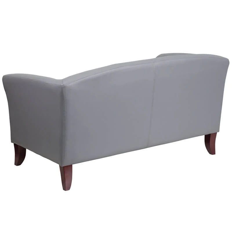 HERCULES Imperial Series Gray LeatherSoft Loveseat - 111-2-GY-GG Pie's Variety Store