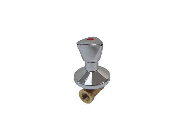 Europa Stop Cock Conceal. QT. CER. CAR Traditional 1/2(F) X 1/2" (F) - EUR0001 MEGA