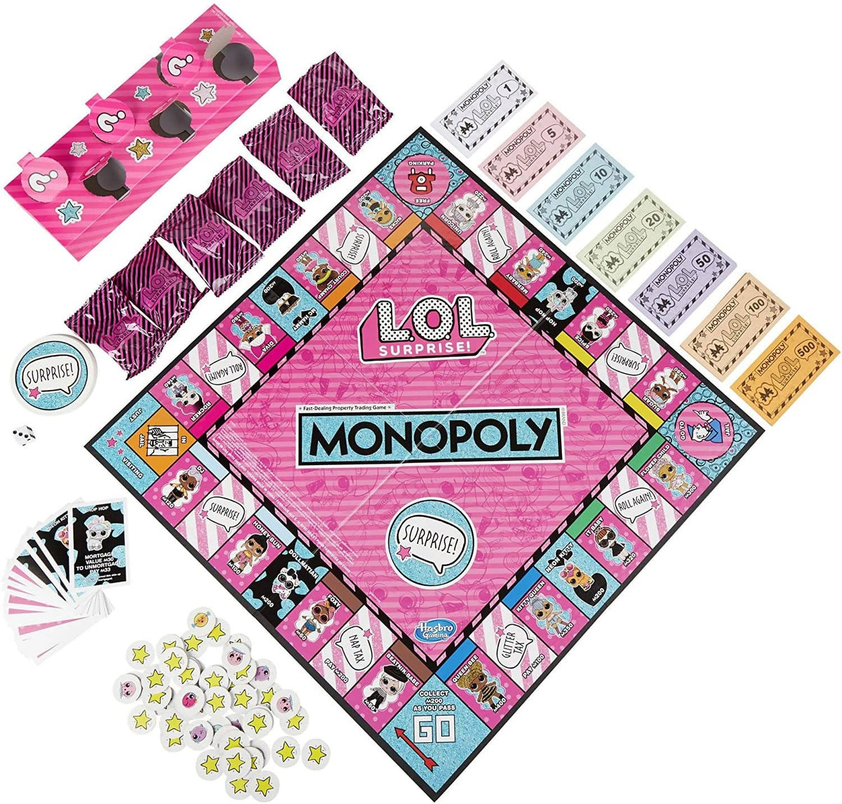 Monopoly Game: L.O.L. Surprise! Edition Board Game - E7572 Pie's Variety Store