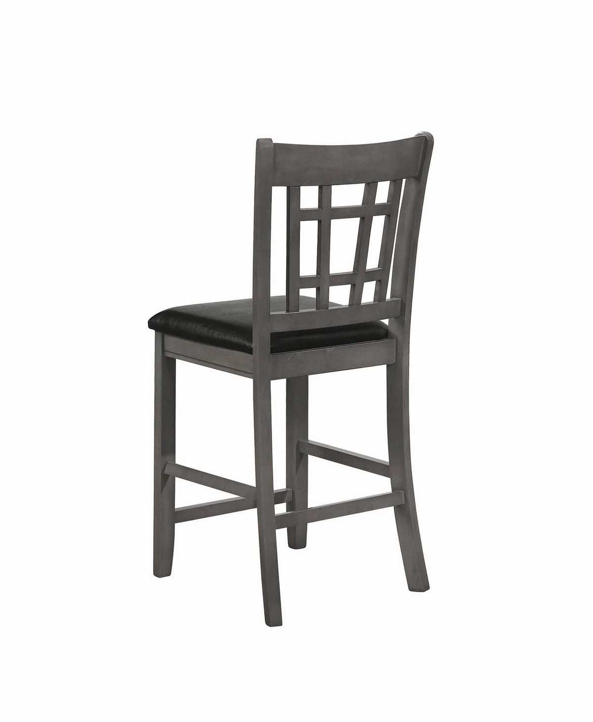 Lavon Upholstered Counter Height Stools Black And Medium Grey (Set Of 2) - 108219 Pie's Variety Store