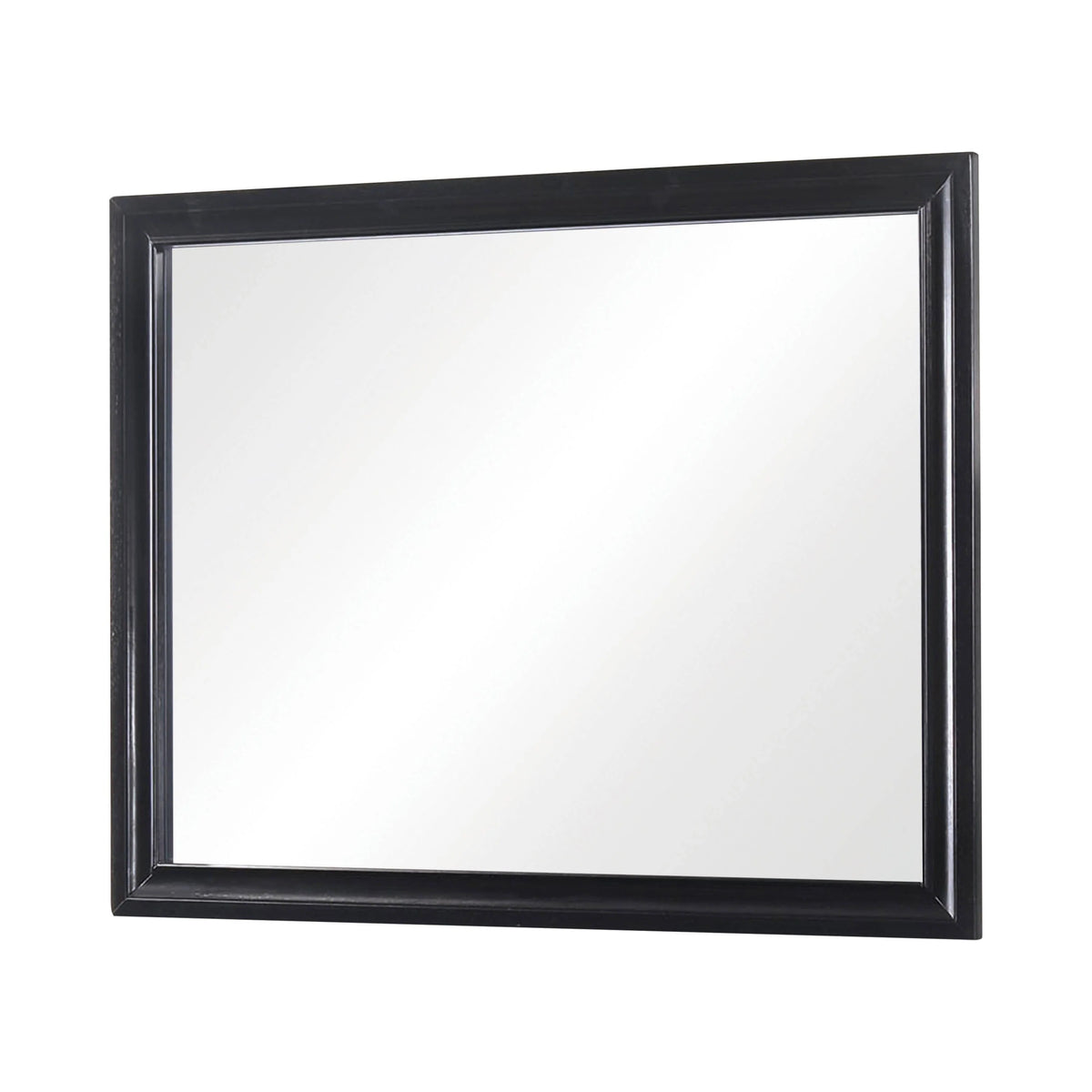Miranda Rectangular Mirror Black - 206364 Pie's Variety Store