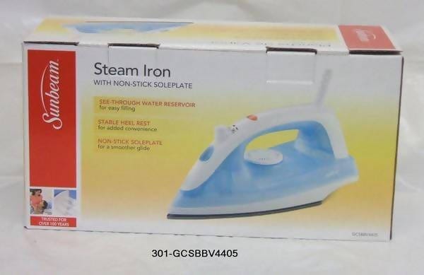 Sunbeam Steam Iron With Non-Stick Sole Plate - GCSBBV4405 Elegant AccScents