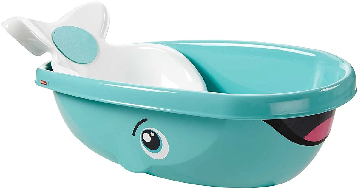 FISHER-PRICE Whale Of A Tub Bathtub: Helps keep infants comfy & secure during bath time - DRD93 ebuystt