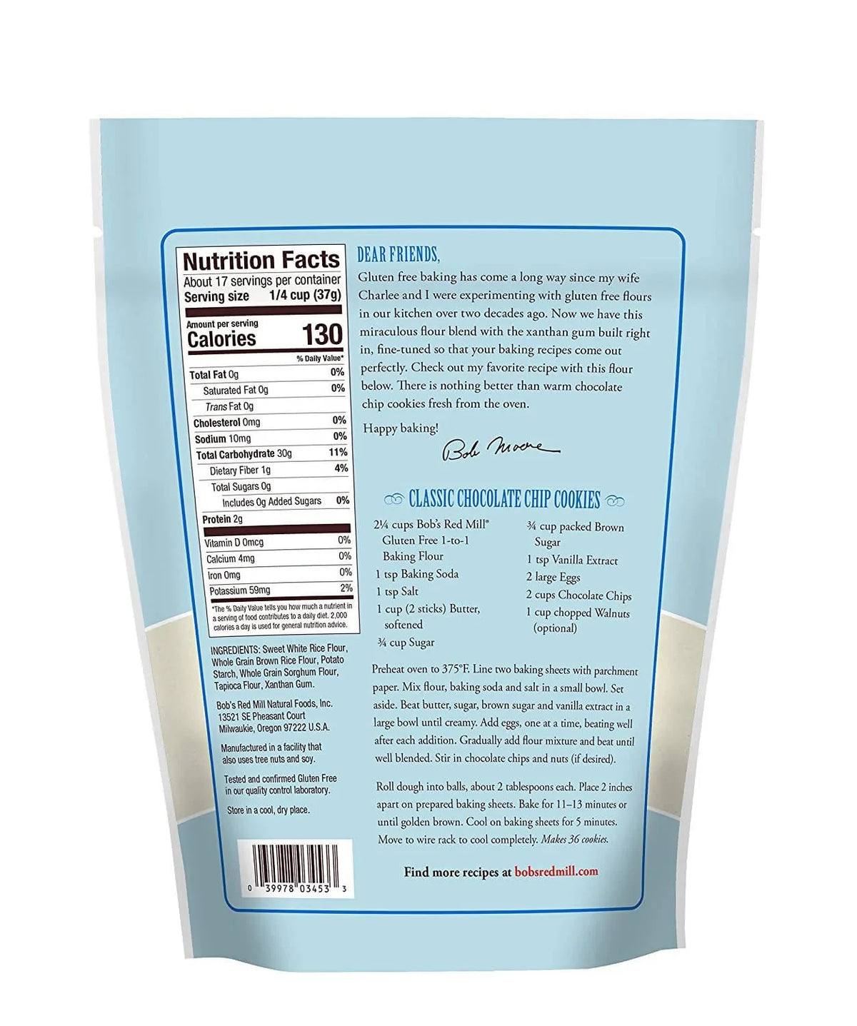 Bob Red Mill 1-1 Baking Flour 22oz - 03997803453 Pie's Variety Store