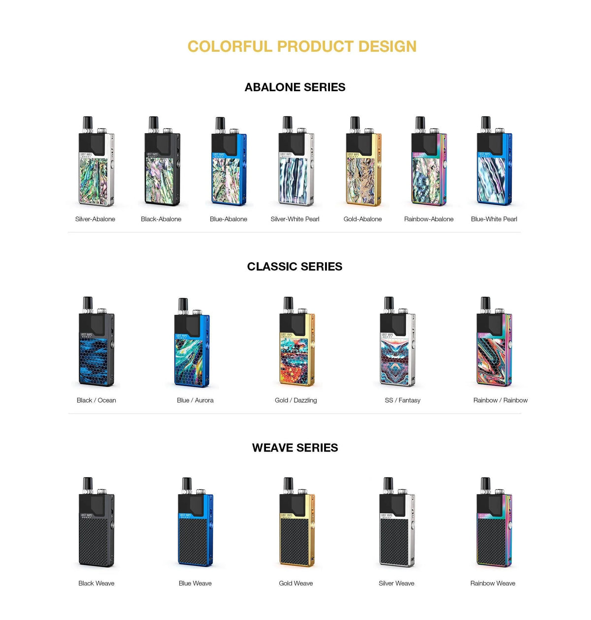 LOST VAPE QUEST ORION XQ - LVQOXQ Pie's Variety Store