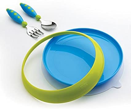 GERBER Cutlery Set: Graduates Lil' Trainer Tableware Set is ideal for kids who are learning to self-feed - 18190HY ebu
