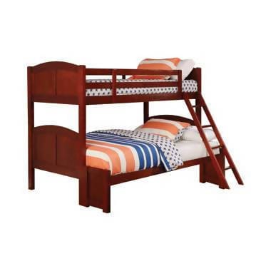 Parker Twin Over Full Panel Bunk Bed Chestnut - 460212 A-Z Store Nadia