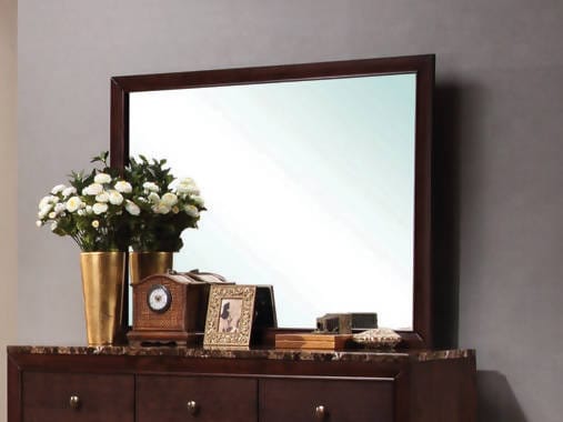 Conner Rectangular Mirror Cappuccino - 200424 Pie's Variety Store