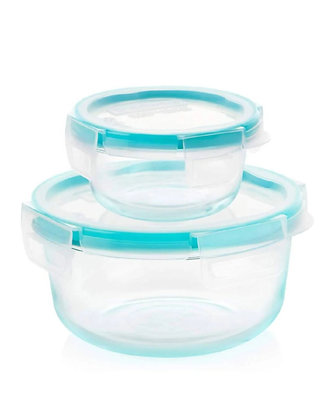 Diamond Home GlassFresh 2 Piece Round Food Storage Container Set - Glass - DH-10252 Elegant AccScents