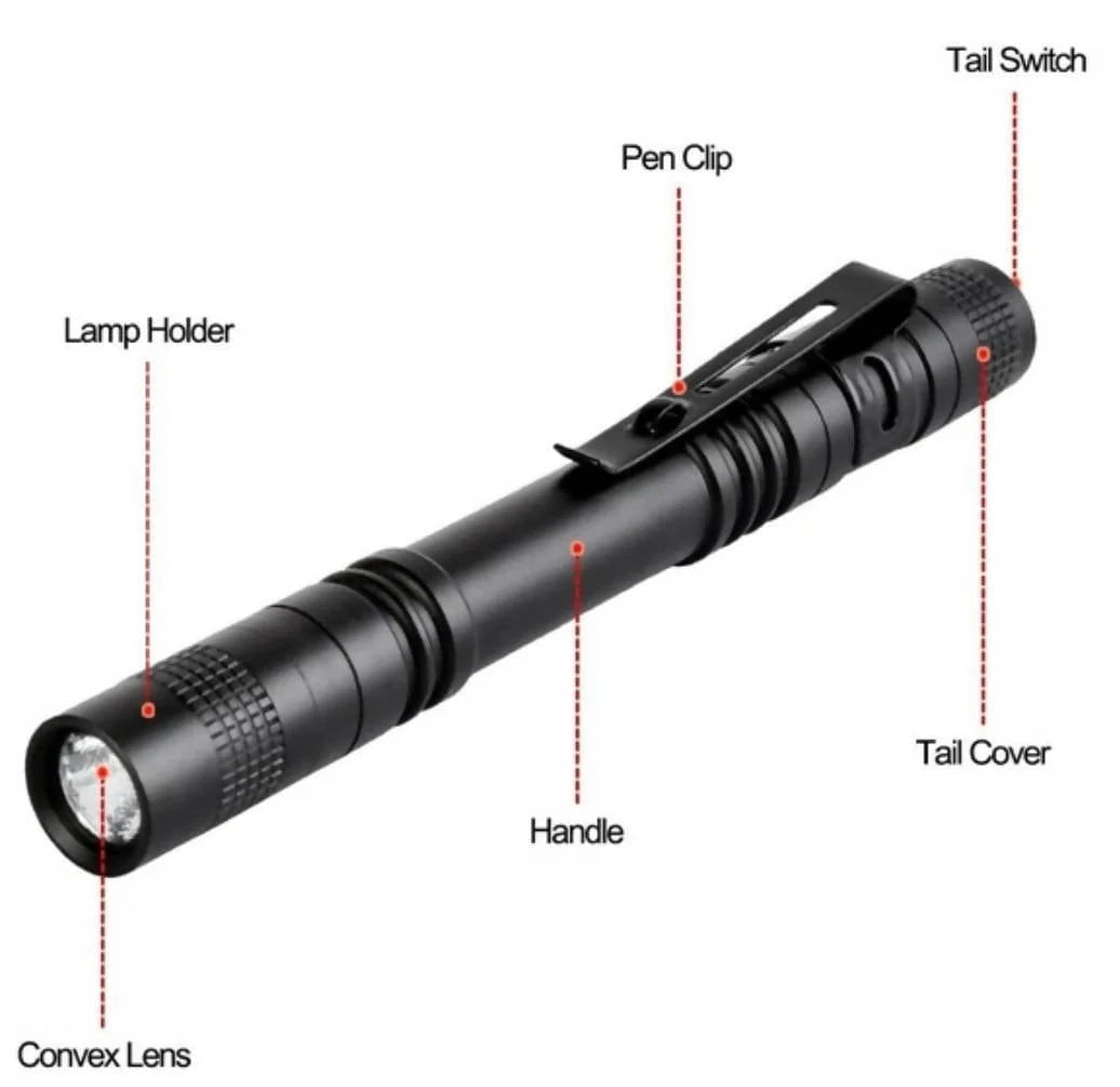 Mini Pen LED Flashlight Simon Khan