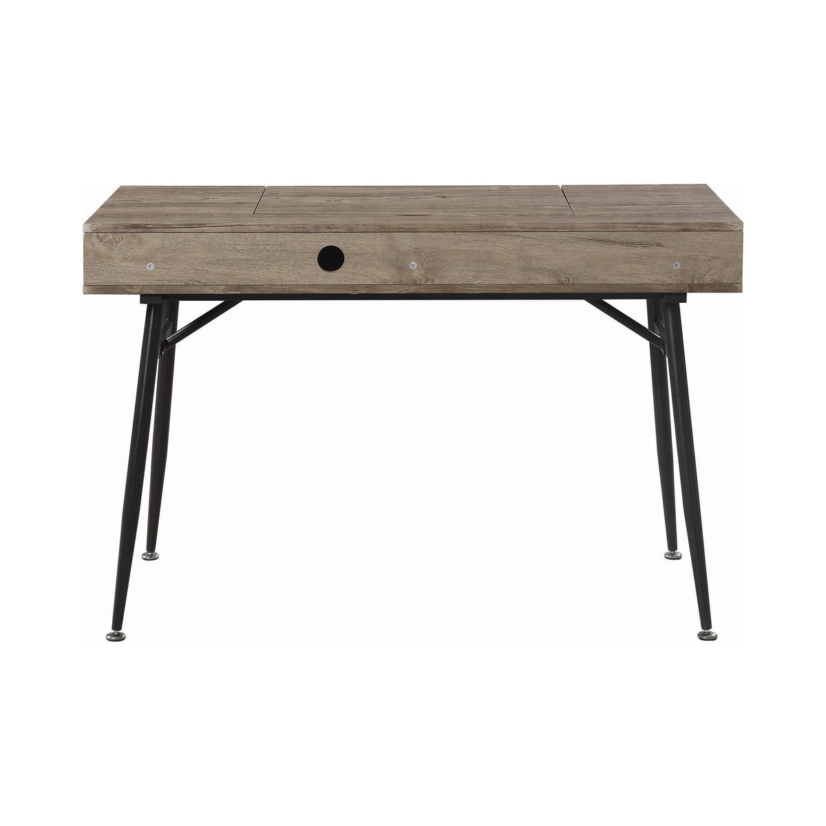 Raine 1-Drawer Writing Desk Rustic Driftwood - 801935 Pie's Variety Store