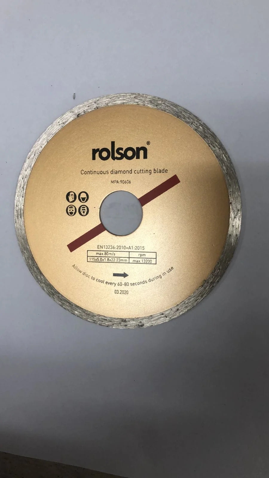ROLSON Tile Cutting Disc 4.5 Inches SEG - ROL24394 CHMEGA