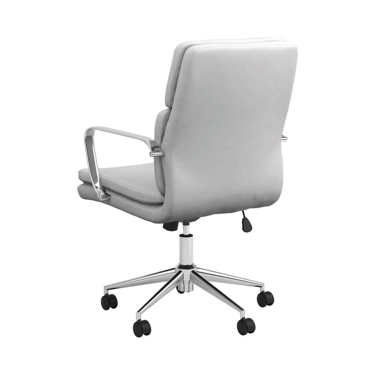 Standard Back Upholstered Office Chair Black