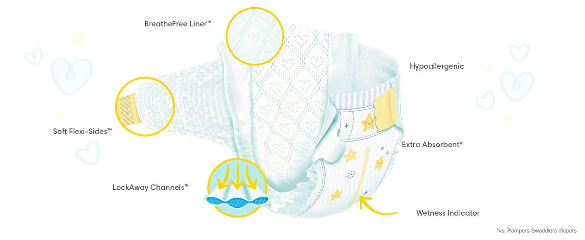 - Swaddlers Overnights Disposable Baby Diapers