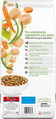 Purina Beneful Healthy Weight Dry Dog Food with Real Chicken 28lbs - 01780018546 Pie's Variety Store