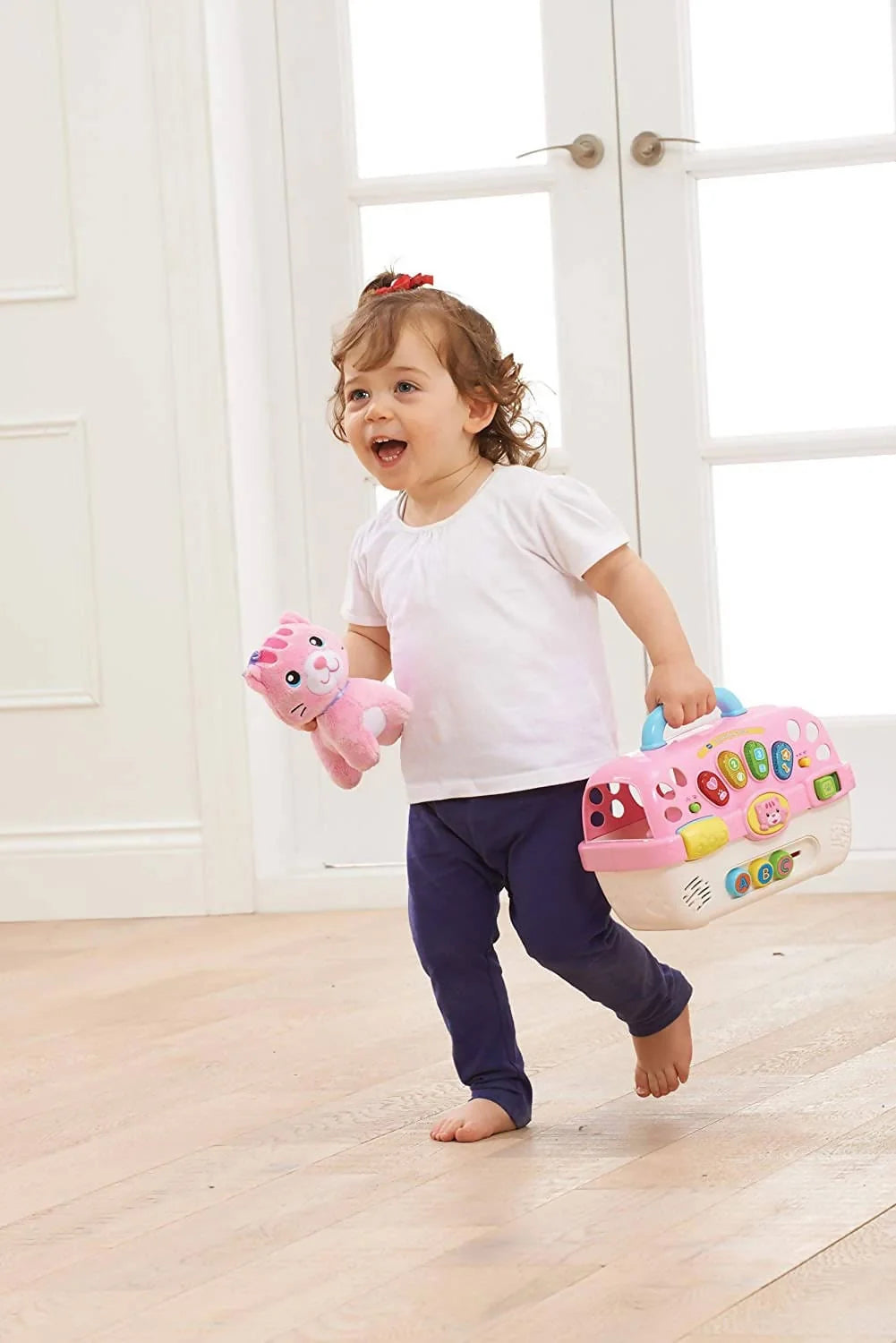 VTech Cosy Kitten Carrier Interactive Toy - 80-191503 Pie's Variety Store