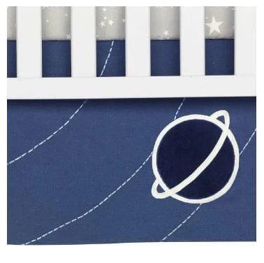 LAMBS & IVY Milky Way 4pc Crib Bedding Set This nursery baby crib bedding collection is perfect for any little astronaut baby boy or girl. LAMBS&IVY-3004 | Model# 730004V ebuystt