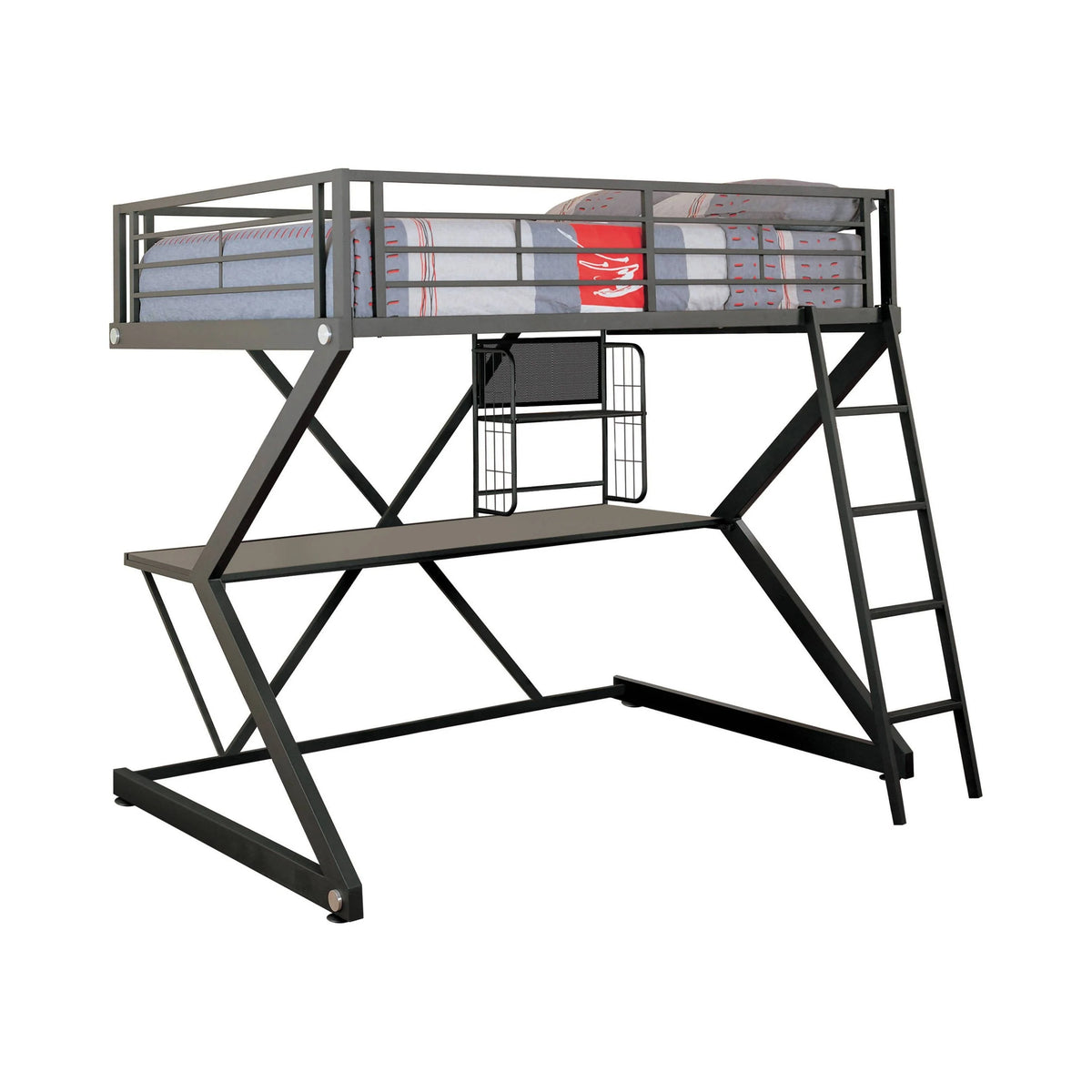 Parkview Full Workstation Loft Bed Black - 460092 A-Z Store Nadia