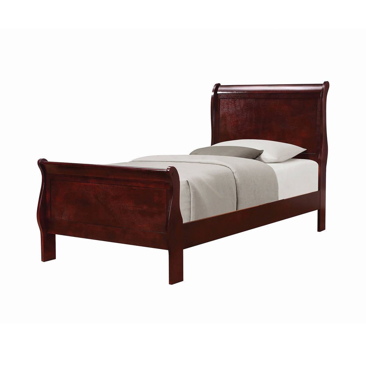 Louis Philippe Twin Sleigh Headboard Cherry - 222411TH Pie's Variety Store