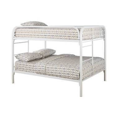 Morgan Full Over Full Bunk Bed White - 460056W A-Z Store Nadia