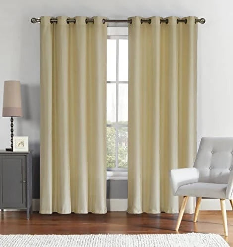 Toskana Collection Faux Linen Blackout Curtain Panel - 0497505 Pie's Variety Store