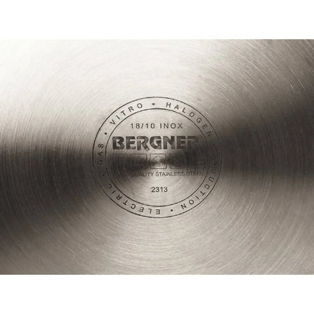 Bergner 7 Piece Classic Cookware Set is made from high grade materials and features a capsuled aluminium bottom to allow perfect heat distribution and energy efficient cooking every time A fantastic blend of practicality and functionality - 6296 Elegant AccScents