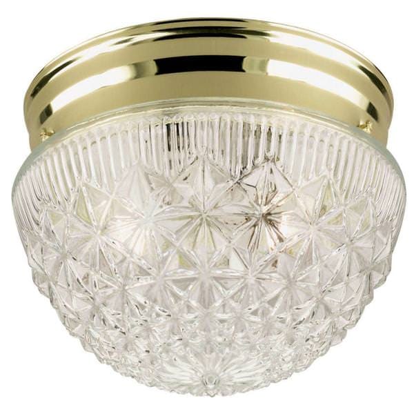 Westinghouse Lighting Flush Mount Ceiling Light Fixture Polished Brass
