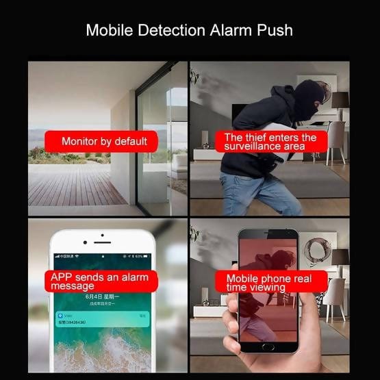 V380 1080P Wireless Camera HD Night Vision Smart Wifi Mobile Phone Remote Housekeeping Shop Monitor - V3801080P Pie's Variety Store