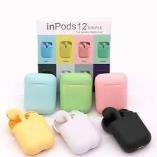 inPods 12 Wireless Headphones Bluetooth 5.0 Wireless Earphones Mini Headset Earbuds for Smart Phones - IP12 Pie's Variety Store