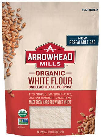 Arrowhead Mills White Flour Unbleached 22oz - 07433368421 Pie's Variety Store