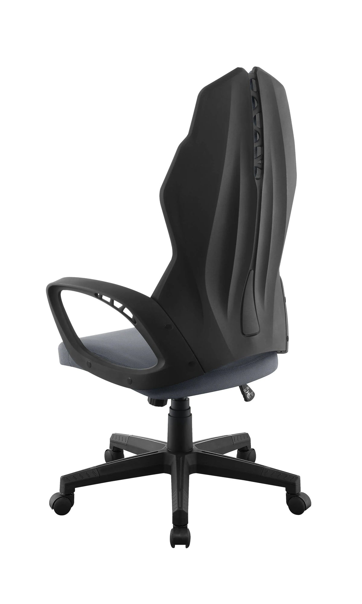 Upholstered Office Chair Dark Grey And Black - 881366 Pie's Variety Store