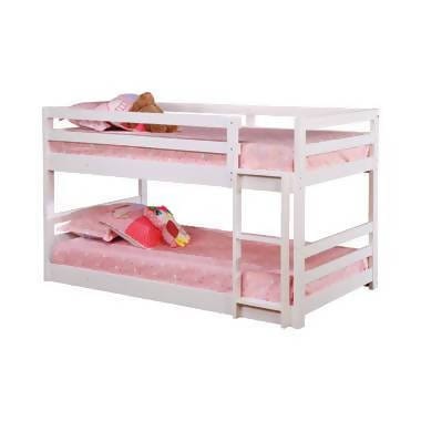 Sandler Twin Triple Bunk Bed White - 401302 A-Z Store Nadia