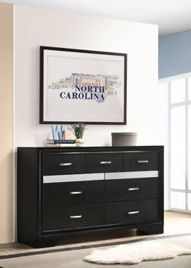 Miranda 4-Piece Full Storage Bedroom Set Black - SET4PC206361F Pie's Variety Store