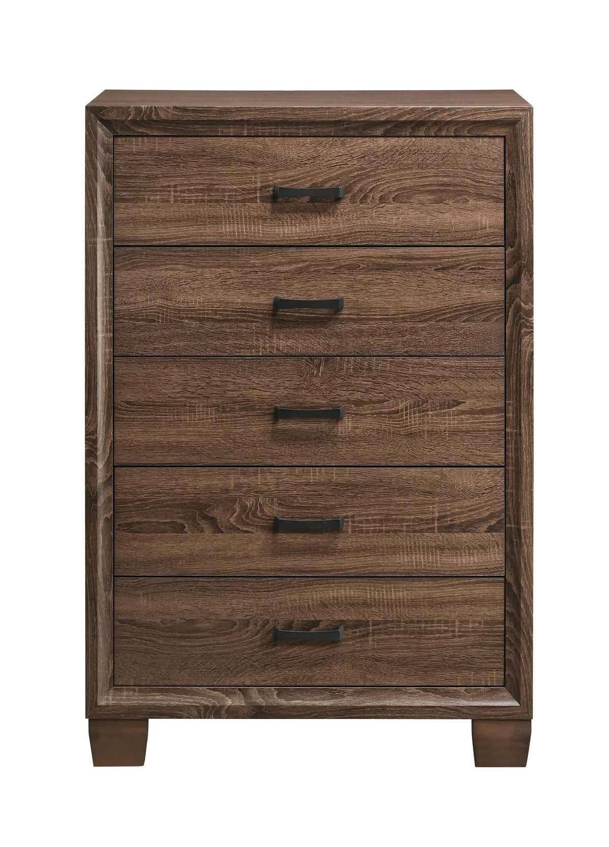 Brandon 5-Drawer Chest Medium Warm Brown - 205325 Pie's Variety Store