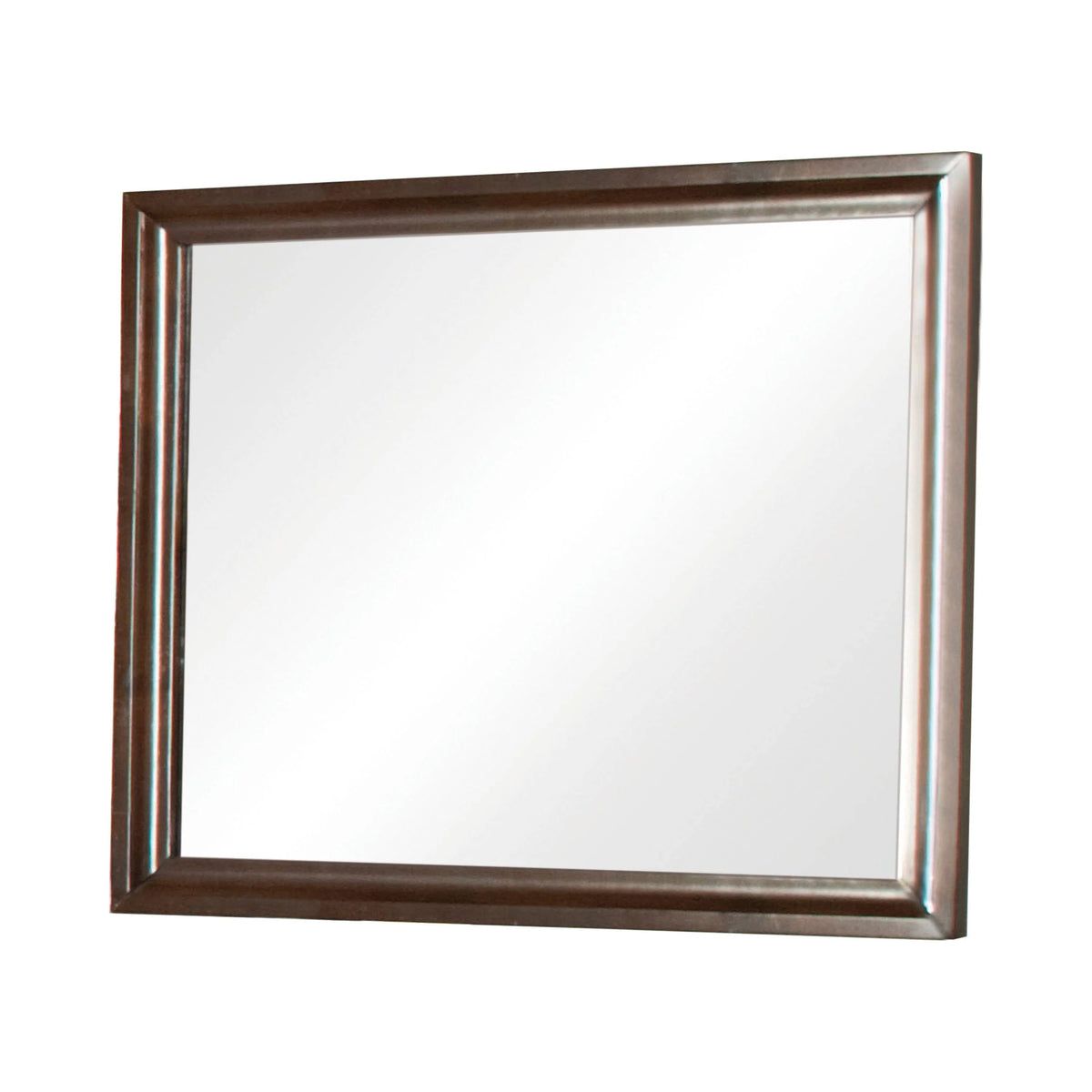 Jaxson Rectangular Mirror Cappuccino - 203484 Pie's Variety Store
