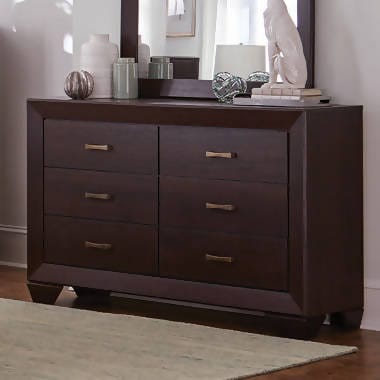 Kauffman Queen Storage Bed Dark Cocoa 4PC Set - SET4PC204390Q Pie's Variety Store