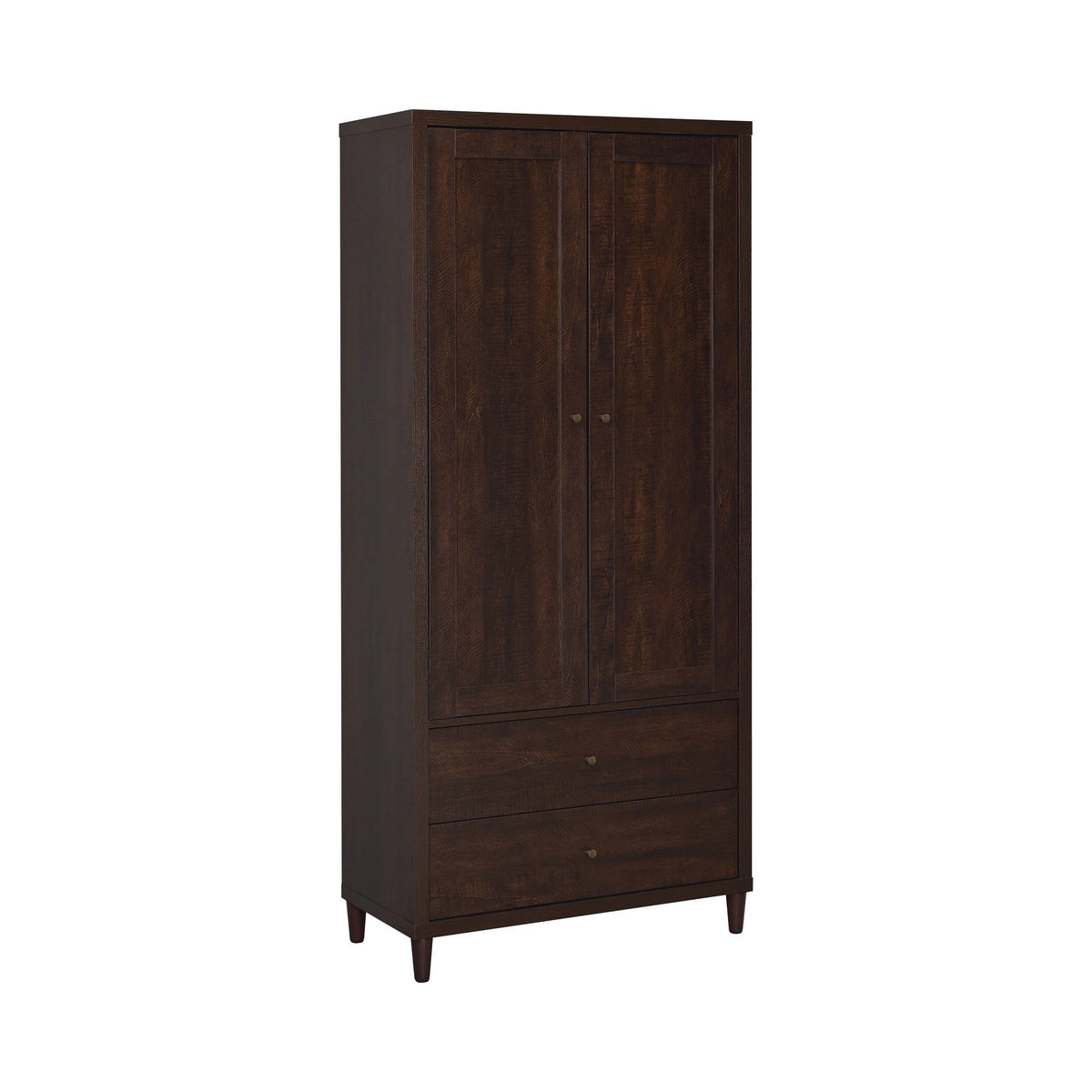 2-Door Tall Accent Cabinet Rustic Tobacco - 950724 Pie's Variety Store