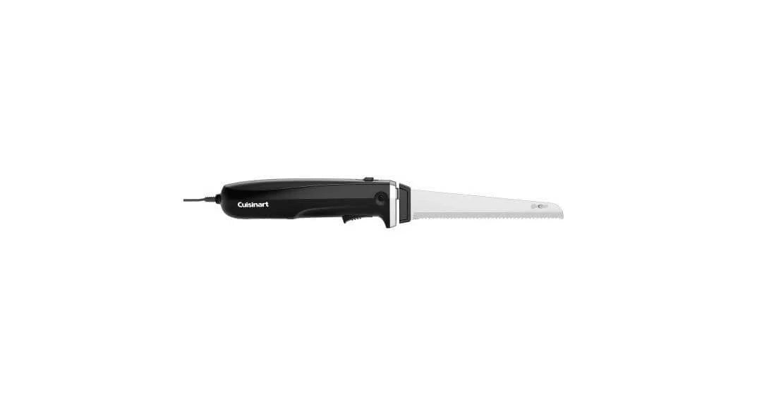 Cuisinart Electric Knife Set with Cutting Board easily carves through everything from meats