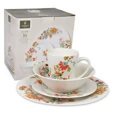 GIBSON HOME Doraville 16pc Dinnerware Set - 08508129157 Pie's Variety Store