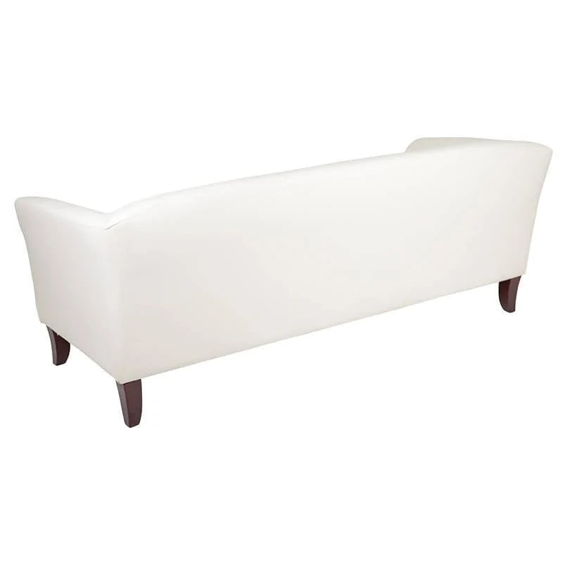 HERCULES Imperial Series Ivory LeatherSoft Sofa - 111-3-WH-GG Pie's Variety Store