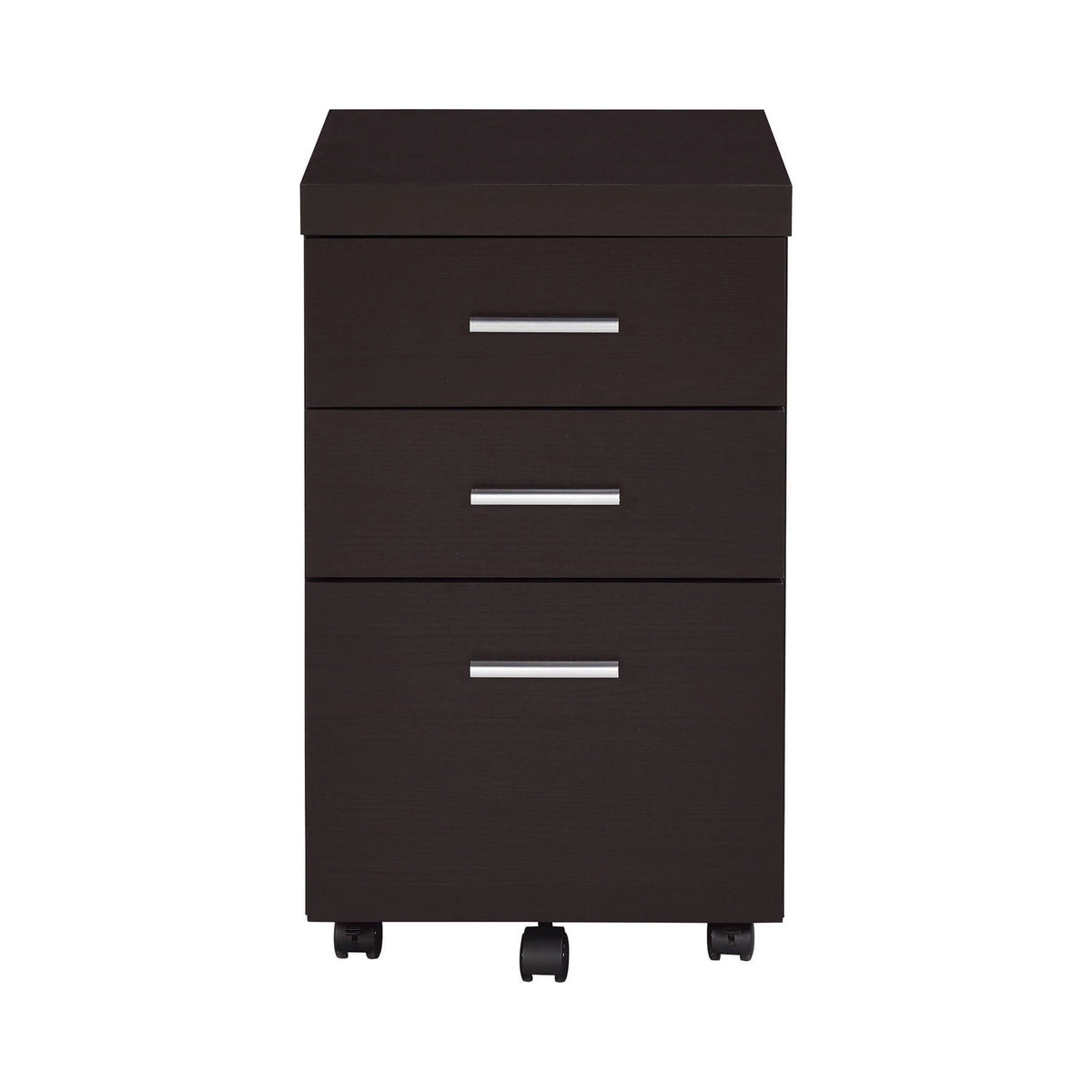 Skylar Computer Desk With Keyboard Drawer Cappuccino 4PC Set - 800901-S3 Pie's Variety Store