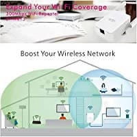 Pukido New-Lv-Wr13 Wifi Repeater Wireless Wifi Range Extender Booster 300Mbps Router Wifi Signal Booster 2 Antennas Wall Plug - PUKLVWR13 Pie's Variety Store