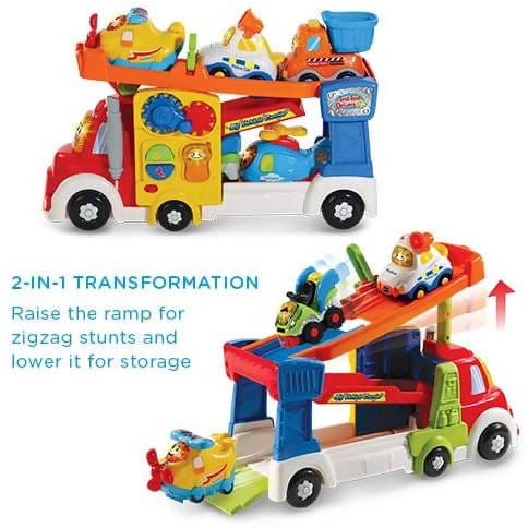 VTech Toot-Toot Drivers Big Vehicle Carrier - 80-521103 Pie's Variety Store