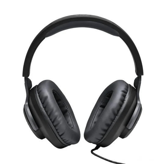 JBL Quantum 100 Wired over-ear gaming headset with flip-up mic - JBLQUANTUM100BLKAM Pie's Variety Store