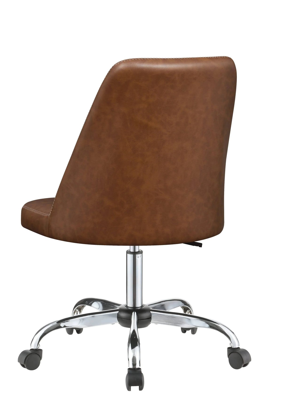 Upholstered Tufted Back Office Chair Grey And Chrome -this stylish chair in a modern home office for comfort and versatility. 881196 Pie's Variety Store